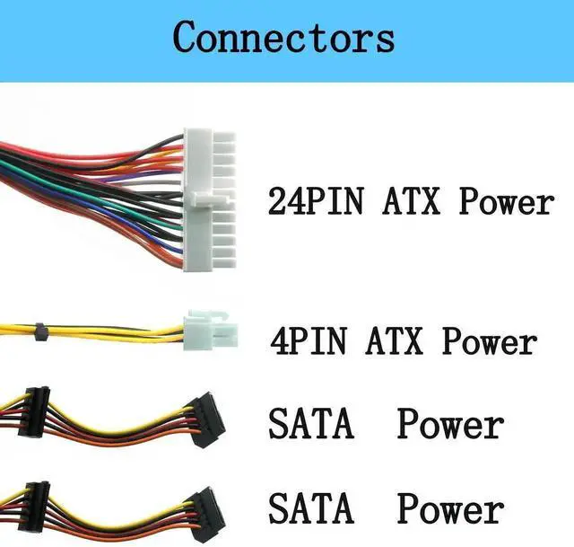 Alt view image 2 of 6 - 300W Replacement Power Supply L300PM-00 Compatible with Dell Optiplex 3010 7010 9010, Inspiron 3847 570 560 300, Precision T1500 T1650, Vostro 400 MT Mini Tower, OEM PS-6301-05DF X9GWG