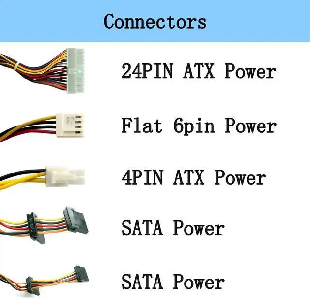 Alt view image 5 of 6 - 305W Replacement Power Supply PSU NH493 Compatible with Dell Optiplex 360 380 580 745 755 760 780 960 MT Mini Tower, L305P-01 PS-6311-5DF-LF N305P-06 MH595 XK215 P192M JH994 C248C PW114 MK9GY X8129