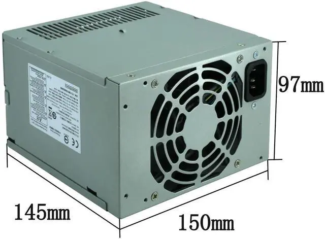 Alt view image 4 of 6 - 320W MT Replacement Power Supply PSU 503377-001 Compatible with HP 6000 6005 6200 6300 8000 8200 Z200 Pro Micro Tower, P/N 503378-001 702306-002 702454-001 508154-001 611483-001 613746-001 611484-001