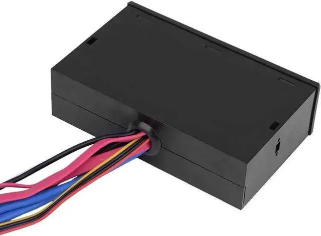Alt view image 4 of 5 - 5.25 Inch Multifunction Media Dashboard Front Panel, All-in-1 Internal Card Reader with USB3.0/USB2.0 Hub, eSATA, HD Audio Jack & Molex 4Pin Power Port, Supports M2, TF, SD, MS, CF Multi Memory Cards