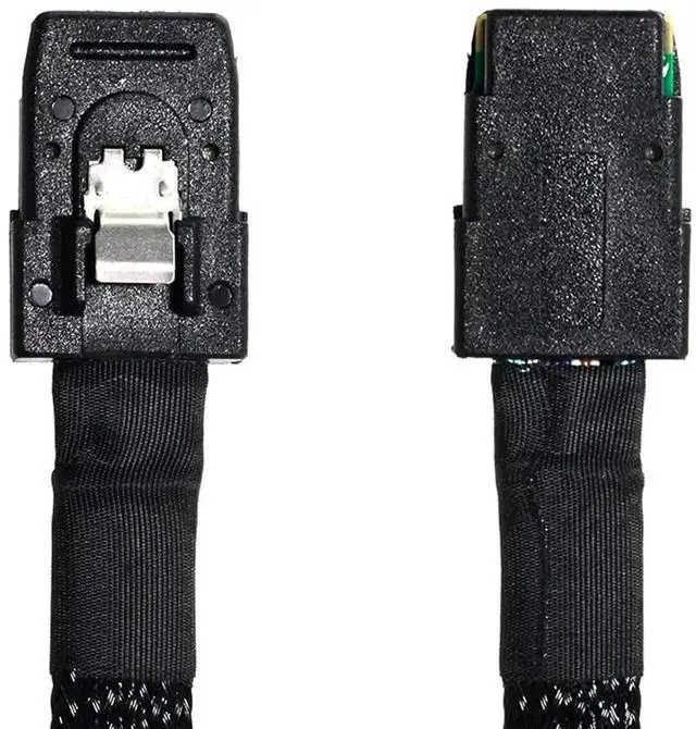 Alt view image 2 of 7 - 70cm SFF-8087 Male to Male Internal Mini SAS Cable, 36Pin 6Gbps Server RAID Data Cable for Storage Backplane, PCIe RAID Controller and NAS Hard Drive Array