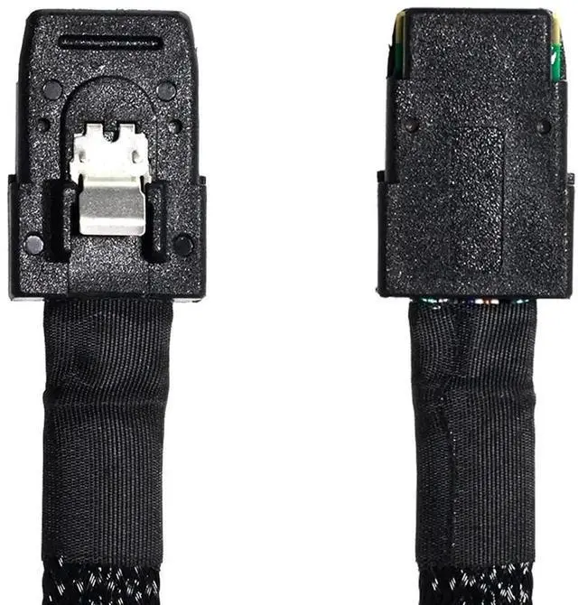 Alt view image 5 of 7 - 70cm SFF-8087 Male to Male Internal Mini SAS Cable, 36Pin 6Gbps Server RAID Data Wire for PCIe RAID Controller, Storage Backplane and NAS Multi-Disk Array