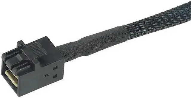 Main image of 3.3FT/1M Cross-Generation Internal Mini SAS HD Cable SFF-8643 Male to SFF-8087 Male, 12Gbps/6Gbps Mixed Bandwidth Server Wire for PCIe RAID Controller, Storage Backplane & NAS Hard Drive Array
