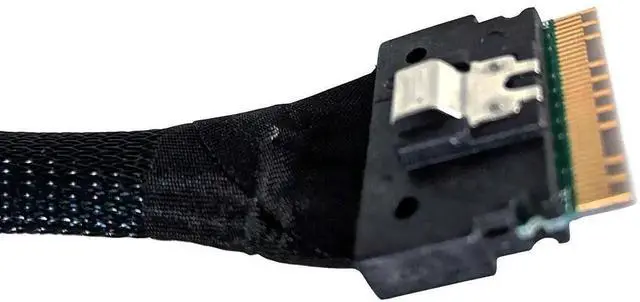 Alt view image 3 of 4 - 70CM SlimSAS 8X Interconnect Cable, SFF-8654 74Pin Male to Male Server Storage Cable