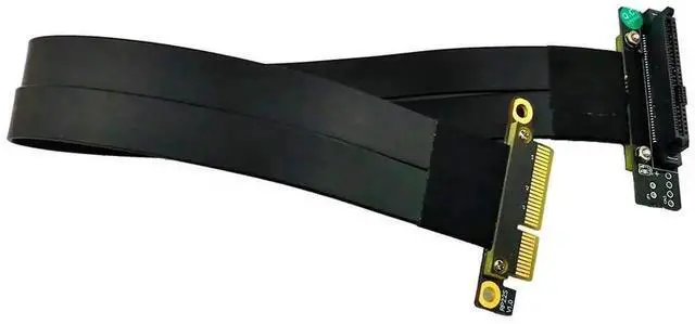 Alt view image 6 of 7 - U.2 SFF-8639 NVMe Riser Extension Cable, PCIe 3.0 x4 Gen3 High Speed U2 to PCI-E 4X Solid State Drive Data Transfer Cable for Motherboard U.2 NVMe SSD Storage Expansion