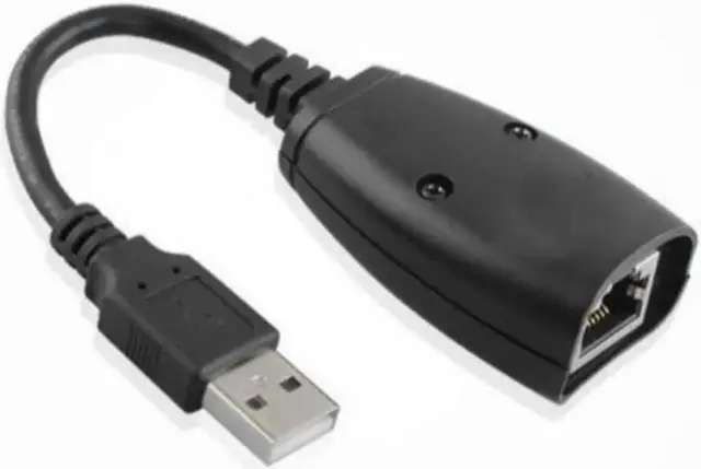 Alt view image 2 of 3 - USB Over RJ45 Extender Kit (Transmitter + Receiver), Extend USB Signal Up to 150FT via Single Cat5/Cat5e/Cat6 LAN Cable, Plug & Play USB Extension Adapter for Computer Printer Webcam Keyboard Mouse
