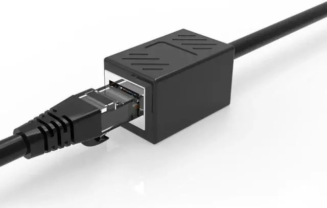Alt view image 3 of 3 - 1 Pack Alloy RJ45 8P8C Coupler, Female to Female LAN Cable Extender Connector for Ethernet Network Wire Extension