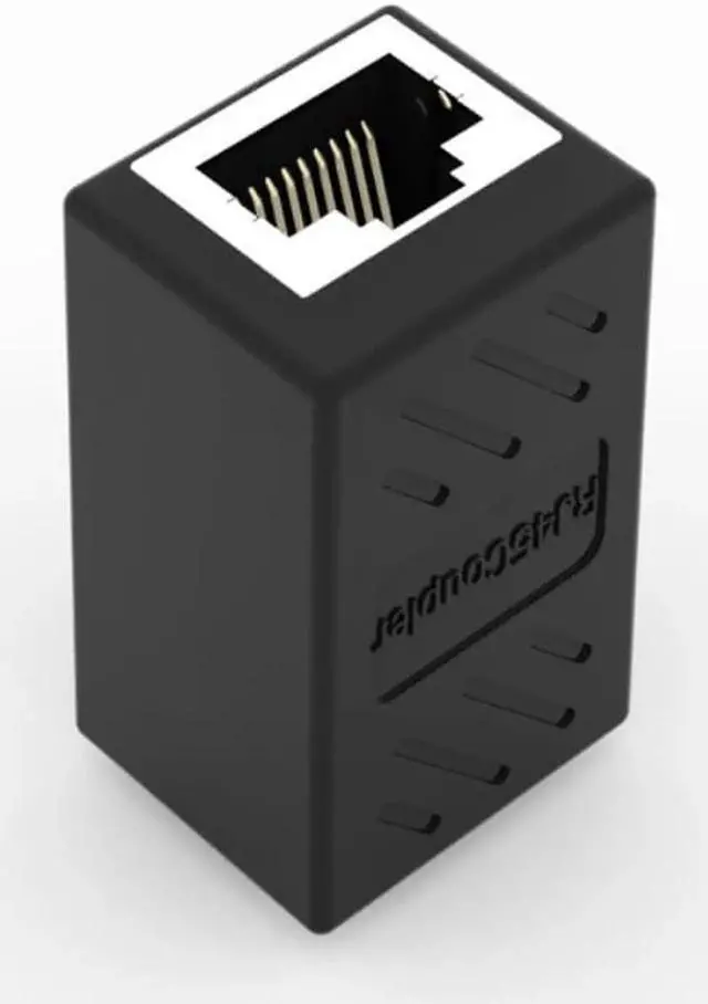 Alt view image 2 of 3 - 1 Pack Alloy RJ45 8P8C Coupler, Female to Female LAN Cable Extender Connector for Ethernet Network Wire Extension