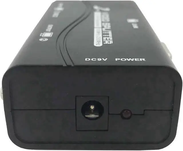 Alt view image 3 of 6 - 1 in 2 Out VGA Splitter 2-Port 250MHz VGA Distribution Hub, Supports Max 1920x1440@60Hz Resolution for PC, Monitor, Projector