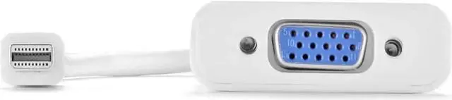 Alt view image 5 of 5 - Active Thunderbolt Mini DisplayPort to VGA Adapter, Mini DP to VGA Converter Supports Max 1920x1200 1080P Full HD, Compact White MDP to VGA Dongle for Laptop, PC, Monitor, Projector