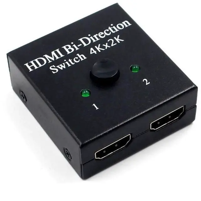 Main image of Bi-Directional HDMI 2.0 Switch 2 in 1 Out / 1 in 2 Out Signal Amplifier, 4K@60Hz HDMI Switcher Splitter for LCD Displays, DVD Players, PS4, Xbox & Digital Cameras