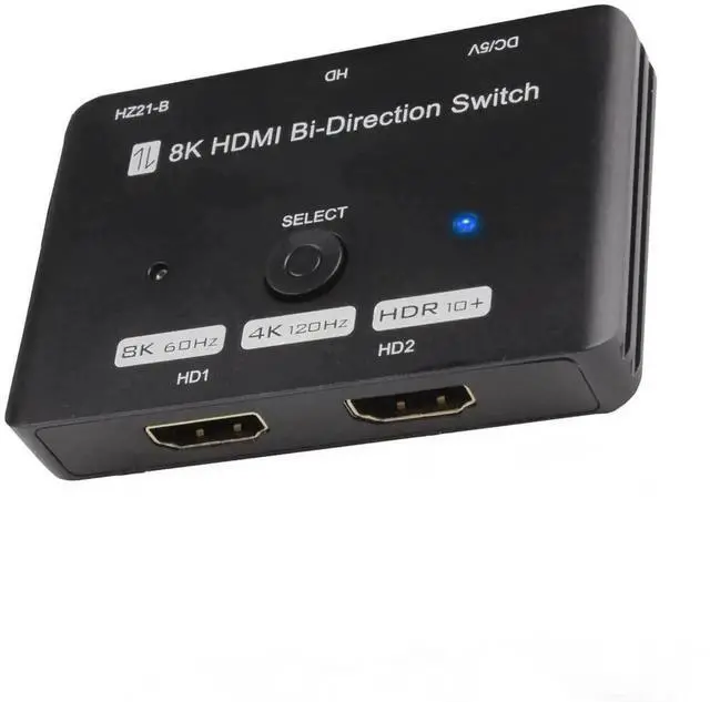 Main image of Upgraded Bi-Directional HDMI 2.1 Switch 2 in 1 Out / 1 in 2 Out, 48Gbps Ultra High Speed HDMI Switcher Supports 8K@60Hz, 4K@120Hz, 2K@144Hz, Compatible with Xbox, PS5, PS4, HDMI Projectors & Smart TVs