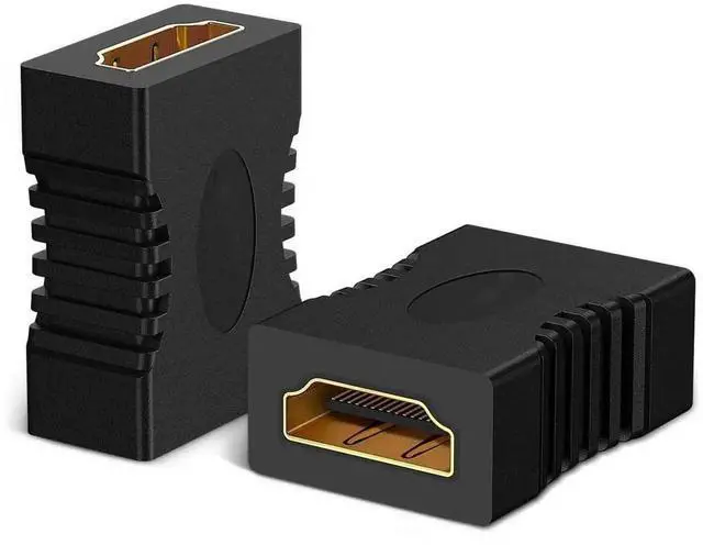 Main image of 2-Pack 8K HDMI 2.1 Female to Female Coupler, 48Gbps HDMI Extender Adapter Supports 8K@60Hz, 4K@120Hz, HDR, ARC, HDCP for Blu-ray Players, Laptops, PCs, TVs & Gaming Monitors