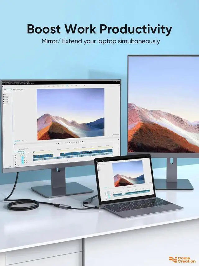 Alt view image 7 of 7 - 4K@60Hz HDR USB C to HDMI Adapter, Aluminum Thunderbolt 3 Type C Male to HDMI Female Converter Compatible with MacBook Pro/Air, iPad Pro, Surface Book 2, Galaxy S22 S20 for Home Office