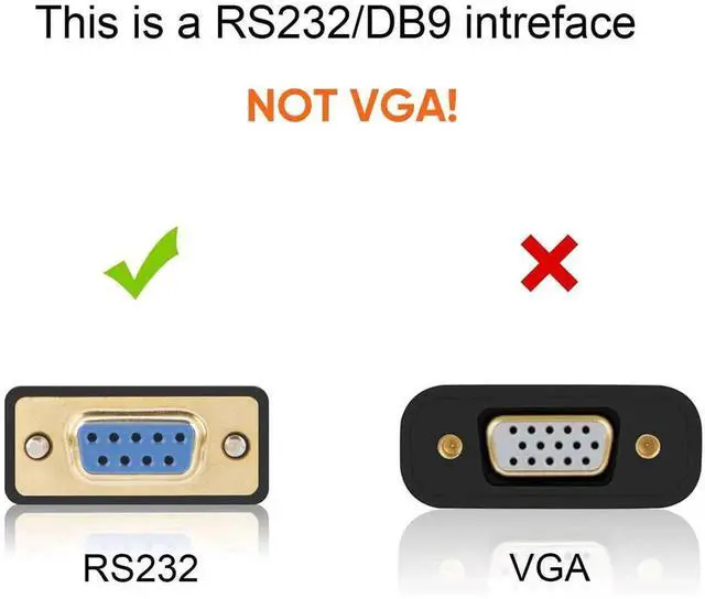 Alt view image 6 of 7 - CableCreation USB to RS232 Serial Adapter with FTDI Chipset, USB 2.0 Male to DB9 RS232 Female Converter, Black for Cash Register, Modem, Scanner, Industrial Machinery & CNC Equipment