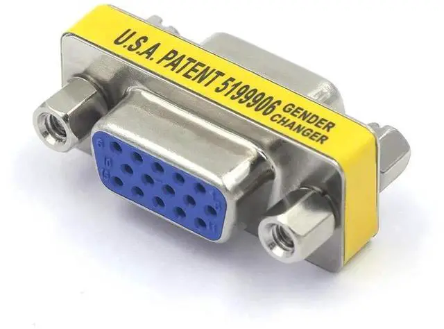 Alt view image 5 of 6 - 4 Pack HD15 VGA Female to Female Coupler, SVGA Gender Changer Extender Adapter for VGA Cable Connection, Compatible with Monitors, PC, Laptops & Projectors