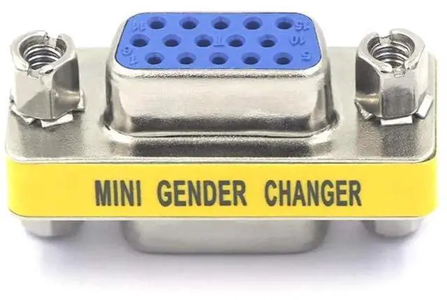 Alt view image 2 of 6 - 4 Pack HD15 VGA Female to Female Coupler, SVGA Gender Changer Extender Adapter for VGA Cable Connection, Compatible with Monitors, PC, Laptops & Projectors