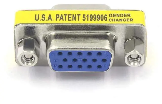 Alt view image 6 of 6 - 4 Pack HD15 VGA Female to Female Coupler, SVGA Gender Changer Extender Adapter for VGA Cable Connection, Compatible with Monitors, PC, Laptops & Projectors