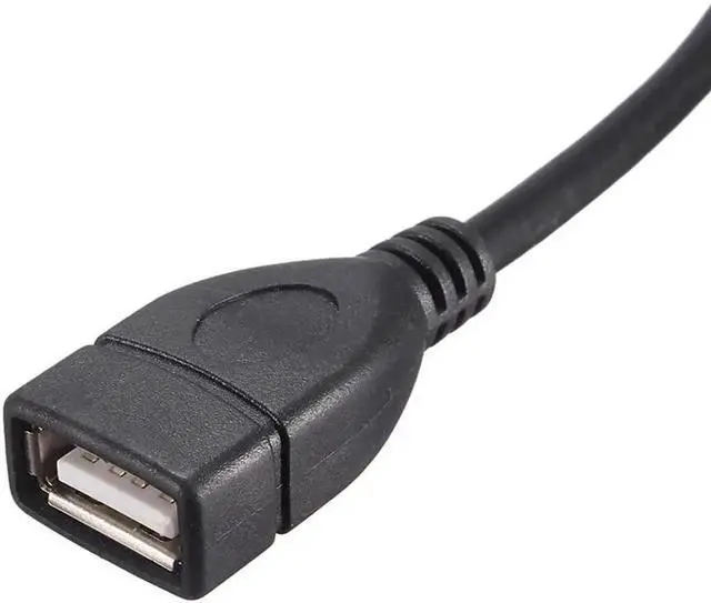 Alt view image 5 of 6 - 11.81 Inch Motherboard 9Pin USB2.0 Splitter Cable, Single 9Pin Header to Dual USB 2.0 Female Internal Extension Adapter Wire