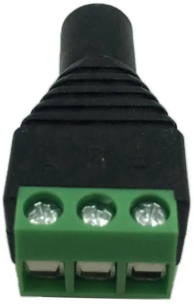 Alt view image 7 of 7 - 2 Pack Solderless 3.5mm Stereo Audio Jack to 3-Pin Screw Terminal Adapter, Female Headphone AV Balun Converter Replacement Connector