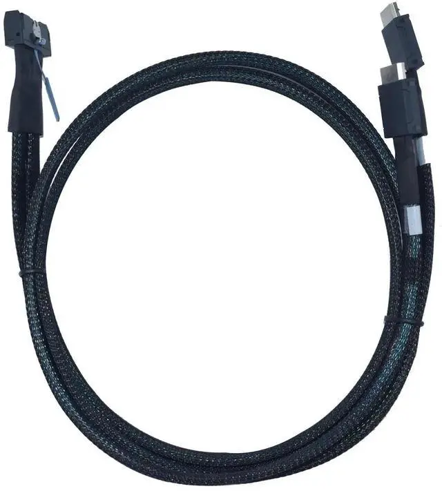 Alt view image 5 of 7 - PCIe 5.0 MCIO x8 to Oculink SFF-8611 4i Cable, 2.6FT/80CM High Speed Server Interconnect Cable for AI GPU & NVMe Storage Expansion