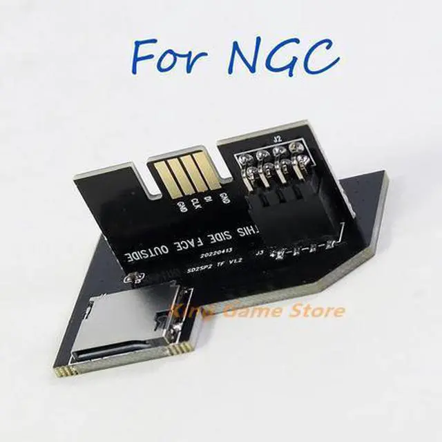Alt view image 5 of 6 - AJMRTC SD2SP2 Pro TF Micro SD Card Reader Adapter Compatible with Nintendo GameCube NGC Serial Port 2 SP2 Memory Card Loader Mod for GC Console