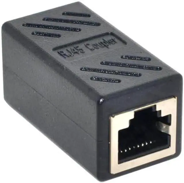 Main image of Shielded RJ45 Female to Female Ethernet Coupler, CAT6 Compatible 8P8C LAN Cable Extension Connector Adapter
