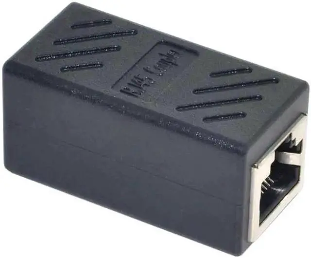 Alt view image 5 of 7 - Shielded RJ45 Female to Female Ethernet Coupler, CAT6 Compatible 8P8C LAN Cable Extension Connector Adapter