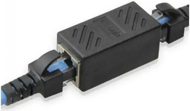 Alt view image 6 of 7 - Shielded RJ45 Female to Female Ethernet Coupler, CAT6 Compatible 8P8C LAN Cable Extension Connector Adapter