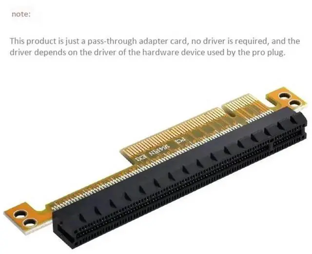 Main image of PCIe 8X to 16X Riser Card Adapter, PCI Express 8Pin Male to 16Pin Female Extension Converter Card for Desktop GPU Expansion