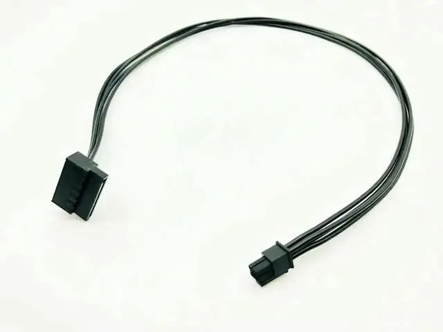 Alt view image 2 of 3 - 5 Pack 45CM Mini 4 Pin to 15Pin SATA Power Cable, Mini 4Pin Motherboard Converter Cord for Lenovo 510S 510A M410 M415 B250 Motherboard SSD HDD Power Supply