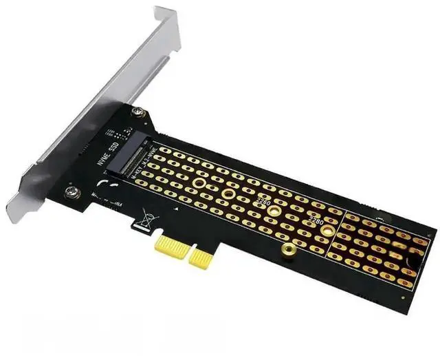 Main image of M.2 NVMe SSD to PCIe 4.0 X4 Riser Card Adapter, Max 64Gbps PCI-E Gen4 Full Speed Storage Converter for Desktop PC Chia Plotting Rig