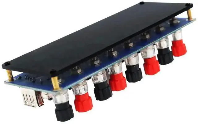 Alt view image 6 of 7 - 2 Pack Blue ATX 20/24Pin PSU Breakout Board with USB 5V Output, Desktop Chassis Power Supply Takeout Terminal Module for Lab Testing