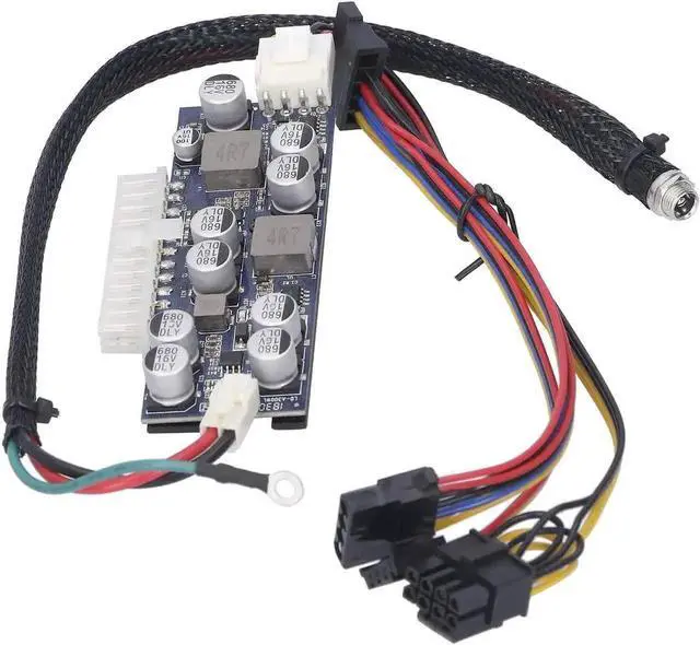 Alt view image 3 of 6 - LDA300WL Power Supply Adapter Board, Straight Plug 12V 300W Desktop Converter for Small ATX Mainboard, Overload & Short Circuit Protection