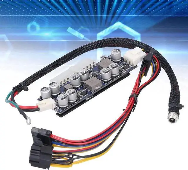 Alt view image 4 of 6 - LDA300WL Power Supply Adapter Board, Straight Plug 12V 300W Desktop Converter for Small ATX Mainboard, Overload & Short Circuit Protection