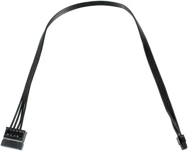 Alt view image 4 of 6 - 40cm Type3 Mini 4 Pin to 2 SATA Power Cable, ATX Mini 4P to Dual SATA SSD Power Cord Compatible with Lenovo M410 M415 M425 B415 M610 M710 M4200R Motherboard