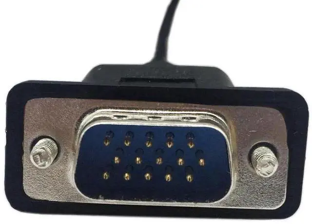 Alt view image 4 of 7 - 1FT HD15 VGA Male to Male Video Cable, SVGA 15Pin Monitor Cord for PC Laptop TV Projector