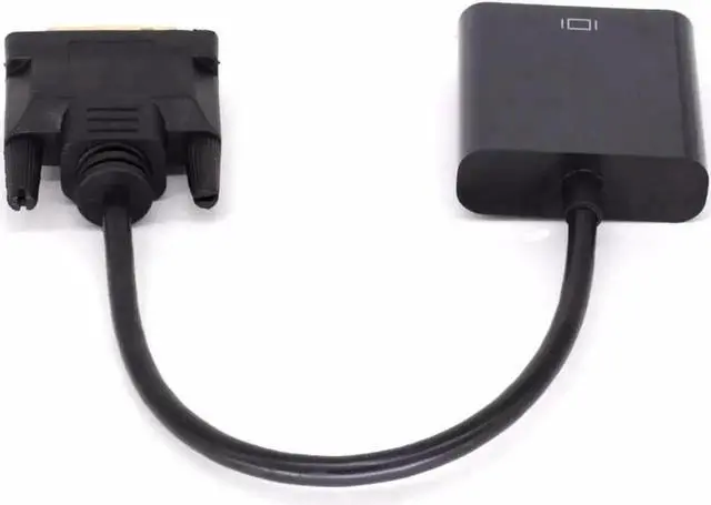 Alt view image 3 of 5 - 25CM Active Dual Link DVI-D 24+1 Male to VGA Female DAC Converter Cable, Digital to Analog Video Adapter Support 1080P