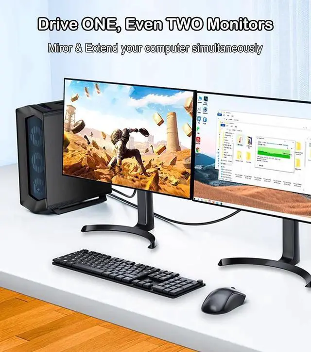 Alt view image 3 of 7 - 5 Pack 6FT DisplayPort to VGA Cable, DP to VGA 1080P@60Hz Video Cord for PC Laptop to Monitor Projector, Unidirectional Only