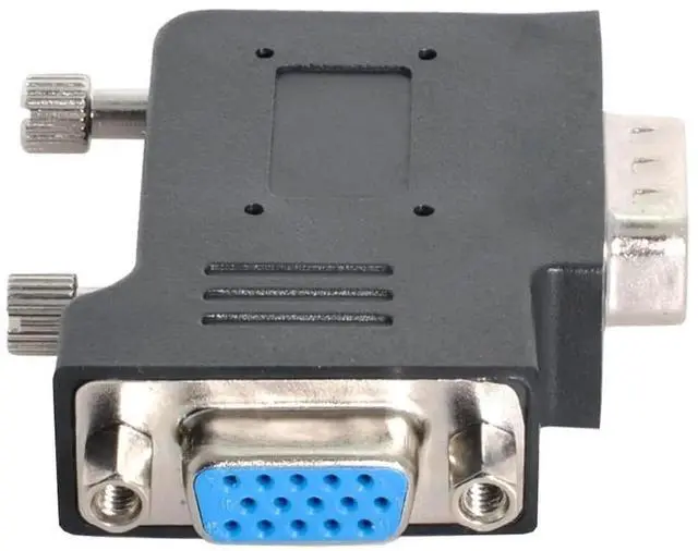 Alt view image 2 of 6 - Vertical Flat Right 90 Degree VGA SVGA Male to Female Extension Angle Adapter