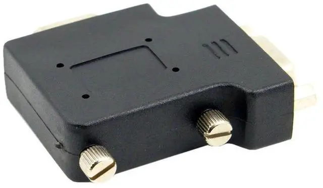 Alt view image 5 of 6 - 90 Degree Left Angled VGA Gender Changer, HDB15Pin SVGA Male to Female Adapter for Monitor Projector Graphics Card