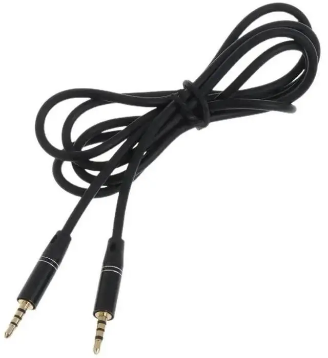 Main image of 4 Pole TRRS 2.5mm Male to Male Audio Aux Cable, 2.5 Jack Stereo Headphone Audio Connector Cord