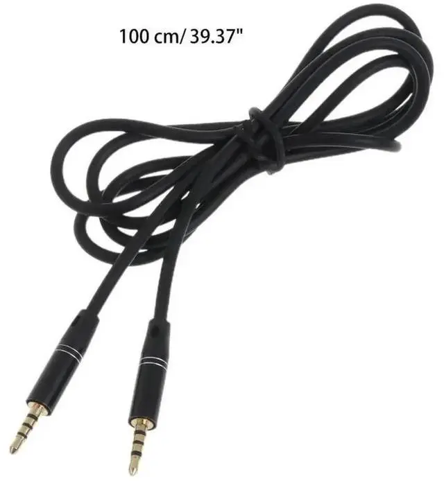 Alt view image 3 of 3 - 4 Pole TRRS 2.5mm Male to Male Audio Aux Cable, 2.5 Jack Stereo Headphone Audio Connector Cord