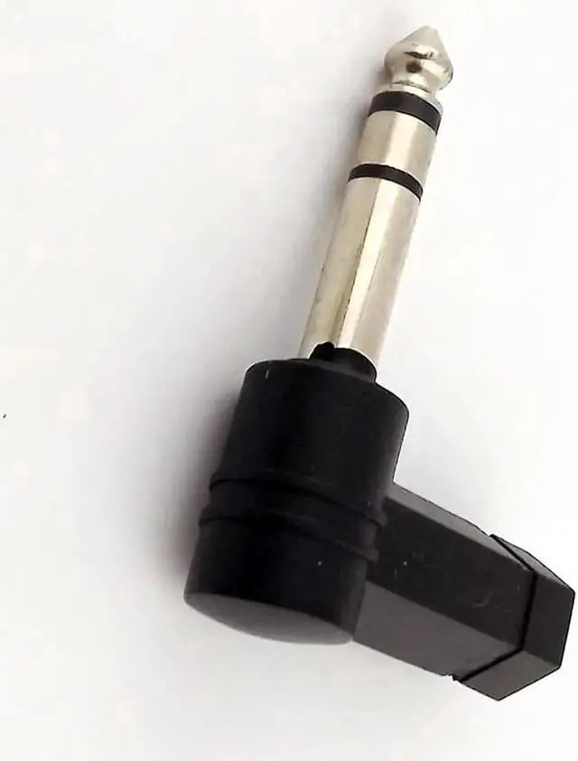 Alt view image 3 of 6 - 1Pcs 3.5mm 1/8" Stereo Female to 6.35mm 1/4" Mono Male Audio Adapter Plug, TRS Speaker Audio Converter Connector