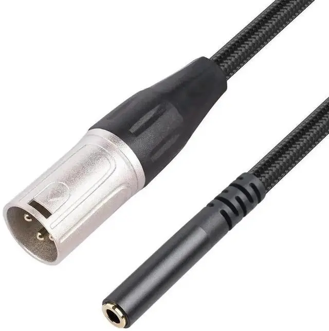 Main image of 3.5mm Stereo Female to XLR Male Microphone Audio Interconnect Adapter Cable