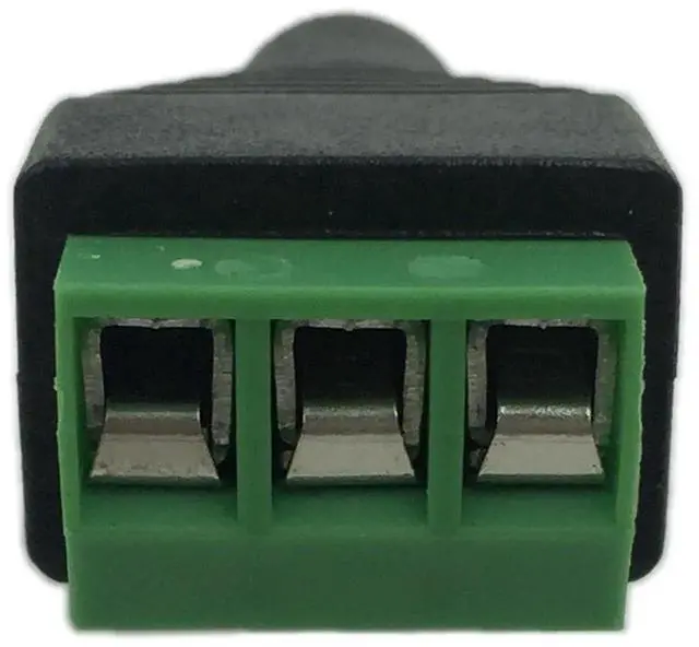 Alt view image 6 of 7 - 2 Pack Solderless 3.5mm Stereo AV Female Jack to 3 Screw Terminal Balun Adapter, Headphone Audio Replacement Terminal Connector