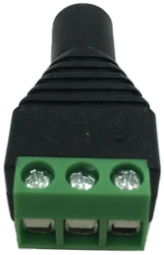Alt view image 4 of 7 - 2 Pack Solderless 3.5mm Stereo AV Female Jack to 3 Screw Terminal Balun Adapter, Headphone Audio Replacement Terminal Connector