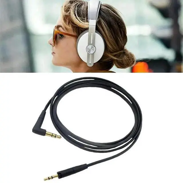 Alt view image 2 of 4 - 3.5mm to 2.5mm Replacement Headphone Audio Cord, Detachable Aux Cable Compatible with Sennheiser HD400S Headset