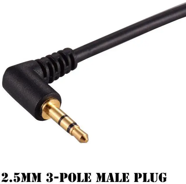 Alt view image 4 of 6 - 2 Pack Right Angle 90 Degree 2.5mm Male to 3.5mm Female Stereo Audio Adapter Cable, 6 Inch Gold Plated 1/8 Inch Jack Converter for Headphones, Camera, Recorder, Radio