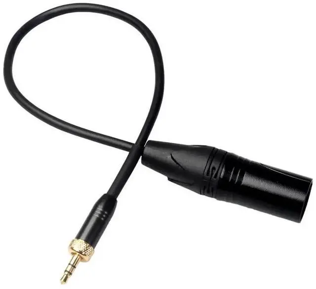 Alt view image 3 of 4 - 3.5mm to 3 Pin XLR Male Audio Adapter Cable, Professional Mic Converter Cord for Wireless Microphone Transmitter